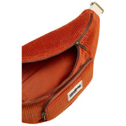 Riñonera Hindbag Sofia XL - Terciopelo Ladrillo Naranja