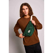 Riñonera Hindbag Sofia XL - Terciopelo Verde Pino