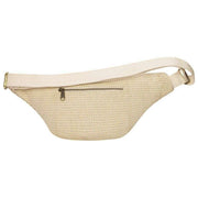 Riñonera tejida Hindbag Sofia XL - Beige nude