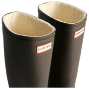 Botas de agua con aislamiento Hunter Downpour Tall - Marrón chocolate