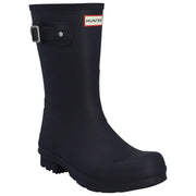 Hunter Original Botas cortas con forro de tartán - Negro/Oliva oscuro