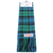 Bufanda de lana de cordero Ingles Buchan Campbell - Azul/Verde/Negro