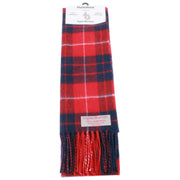 Bufanda Inglesa Buchan Hamilton de lana de cordero - Rojo/Azul/Blanco