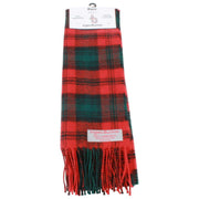 Bufanda Inglesa Buchan Kerr de lana de cordero - Rojo/Verde/Negro