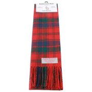 Bufanda Inglesa Buchan Robertson de lana de cordero roja - Rojo/Verde/Azul