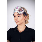 Antifaz de seda para ojos Jessica Russell Flint Cancer - Blanco/Beige