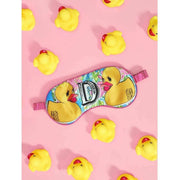 Jessica Russell Flint D for Duck Silk Eye Mask - Rosa/Amarillo