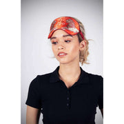 Jessica Russell Flint Leo Antifaz de Seda - Naranja/Beige