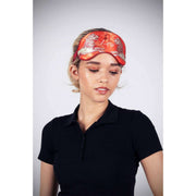 Jessica Russell Flint Leo Antifaz de Seda - Naranja/Beige