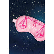 Jessica Russell Flint Libra Antifaz de Seda - Rosa