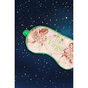 Jessica Russell Flint Virgo Antifaz de seda para ojos - Beige/Verde