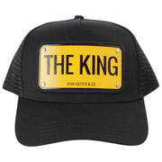 Gorra Trucker de aluminio John Hatter The King - Negro/Amarillo