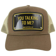 Gorra trucker de aluminio You Talking to Me de John Hatter - Verde oliva