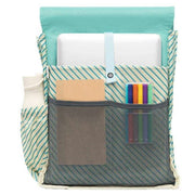 Lefrik Handy Mini Stripes Backpack - Pool Green