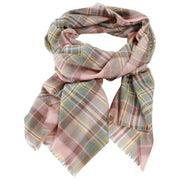 Bufanda Locharron of Scotland Alba Dundee Fine Merino - Rosa/Gris/Amarillo
