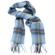 Bufanda de lana de cordero Locharron of Scotland Bowhill Bell of Borders - Azul