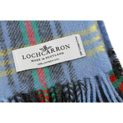 Bufanda de lana de cordero Locharron of Scotland Bowhill Bell of Borders - Azul