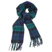 Locharron of Scotland Bowhill Graham of Menteith Modern Lambswool Tartan Scarf - Blue/Green