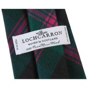 Locharron of Scotland Reiver Baird Corbata de tartán moderna - Azul marino/Verde oscuro