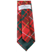 Corbata de tartán moderna Locharron of Scotland Reiver Bruce - Rojo/Verde oscuro