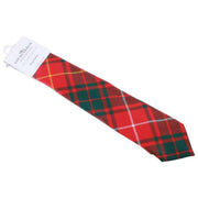 Corbata de tartán moderna Locharron of Scotland Reiver Bruce - Rojo/Verde oscuro