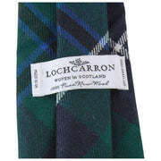 Corbata de tartán moderna Locharron of Scotland Reiver Douglas - Azul marino/Verde oscuro