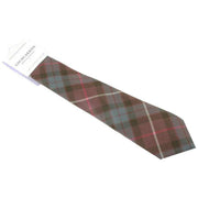 Locharron of Scotland Reiver Fraser Hunting Weathered Tartan Wool Tie - Brown/Grey