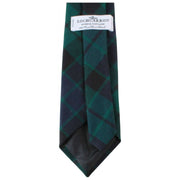 Corbata de tartán moderna Reiver MacKay de Locharron of Scotland - Verde/Azul marino