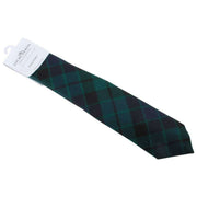 Corbata de tartán moderna Reiver MacKay de Locharron of Scotland - Verde/Azul marino