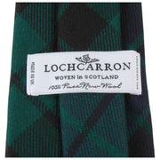 Corbata de tartán moderna Reiver MacKay de Locharron of Scotland - Verde/Azul marino