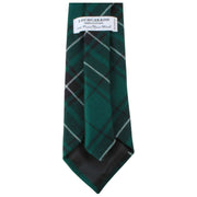 Locharron of Scotland Reiver MacLean Caza Corbata Moderna - Negro/Verde/Blanco