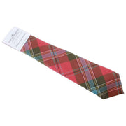 Locharron of Scotland Reiver MacLean of Duart Corbata de tartán desgastada - Rosa Rosa/Verde
