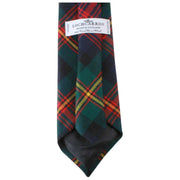 Locharron of Scotland Reiver MacLellan Corbata de tartán moderna - Azul marino/Verde/Rojo