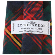 Locharron of Scotland Reiver MacLellan Corbata de tartán moderna - Azul marino/Verde/Rojo
