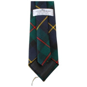 Corbata de tartán moderna Locharron of Scotland Reiver MacLeod Of Harris - Azul marino/Verde