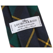 Corbata de tartán moderna Locharron of Scotland Reiver MacLeod Of Harris - Azul marino/Verde