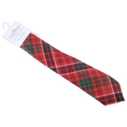 Locharron of Scotland Reiver MacRae Corbata de tartán moderna - Rojo/Verde