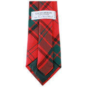 Locharron of Scotland Reiver Maxwell Corbata de tartán moderna - Rojo/Verde