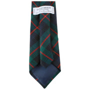Locharron of Scotland Reiver Murray of Atholl Corbata de tartán moderna - Azul marino/Verde/Rojo