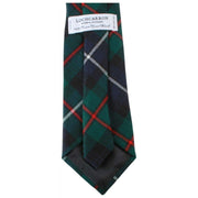 Locharron of Scotland Reiver Robertson Caza Corbata de tartán moderna - Azul marino/Verde oscuro