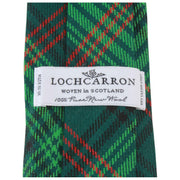 Corbata de tartán moderna Locharron of Scotland Reiver Ross Hunting - Verde/Rojo