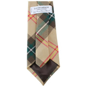 Corbata de tartán Locharron of Scotland Reiver Saskatchewan - Beige/Negro/Rojo