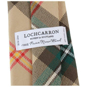 Corbata de tartán Locharron of Scotland Reiver Saskatchewan - Beige/Negro/Rojo