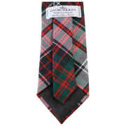 Locharron of Scotland Vestido Revier MacDonald Corbata de tartán moderna - Blanco/Rojo/Verde oscuro