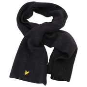 Set de regalo de bufanda y gorro Donegal de Lyle & Scott - Negro azabache
