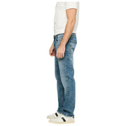 MAC Jeans Arne Vaqueros de mezclilla reciclados - Azul medio Auténtico usado