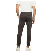MAC Jeans Griffin Estampado Jersey Pantalones - Hot Fudged Brown