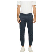 MAC Jeans Griffin Estampado Jersey Pantalones - Sea Storm Blue