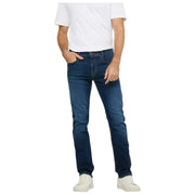 Vaqueros MAC Jeans Jog'n Light Sweat Denim - Azul oscuro usado