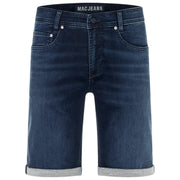 MAC Jeans Jog'N Light Sweat Shorts vaqueros - Azul oscuro Vintage Wash